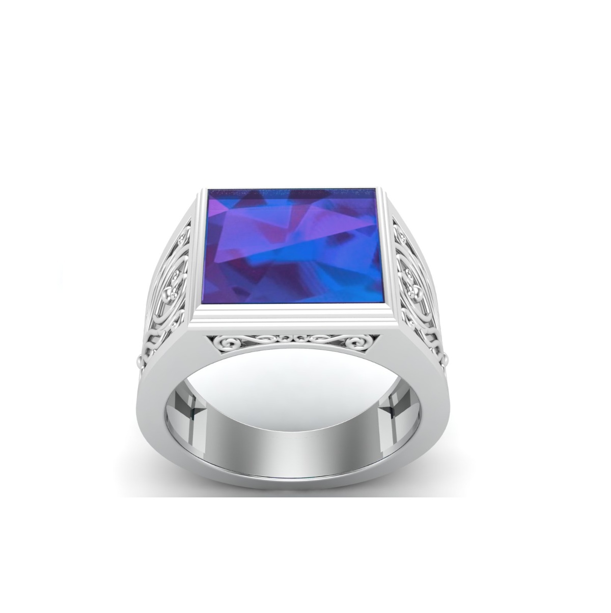 Bague lapis lazuli argent Raja
