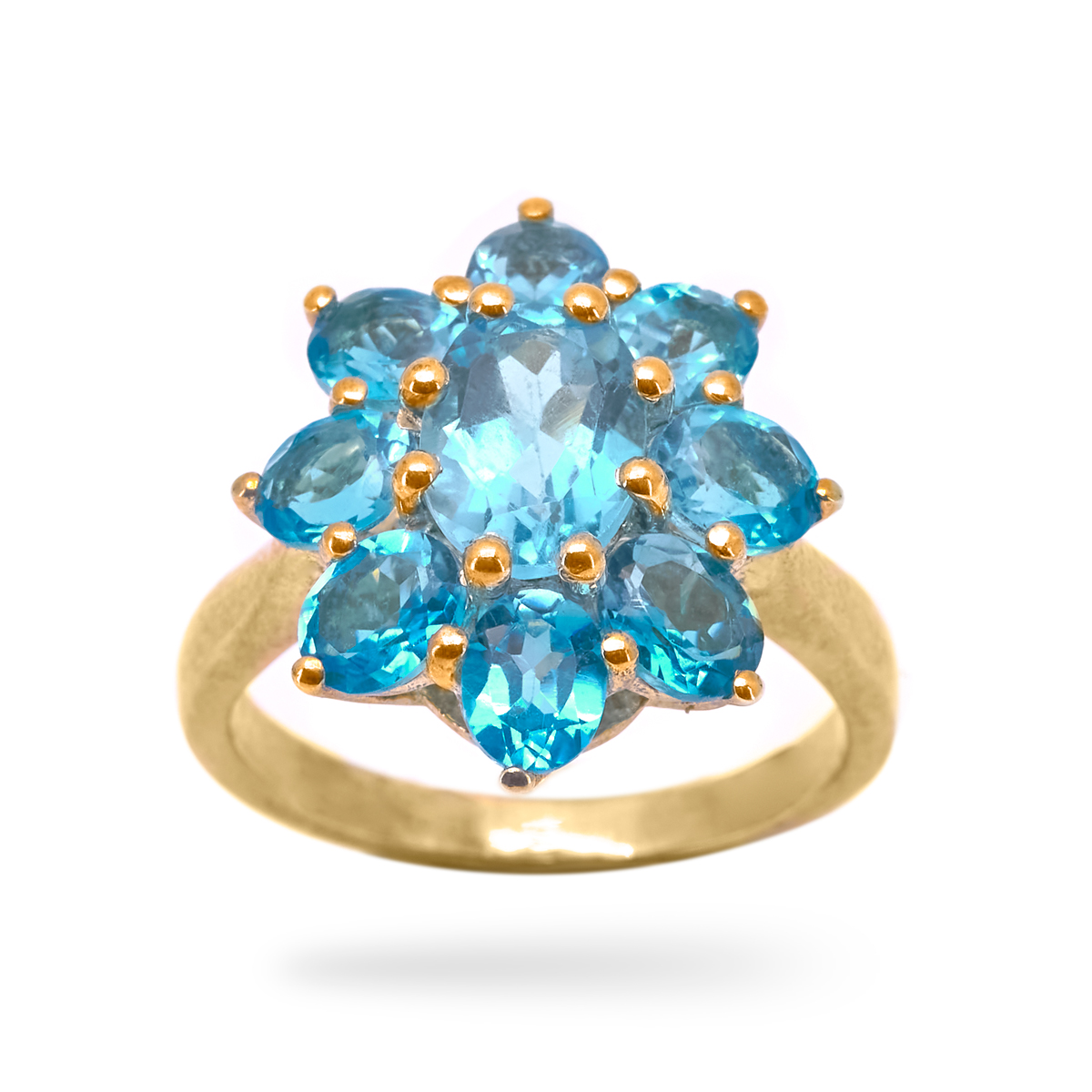Bague topaze vermeil Victoria
