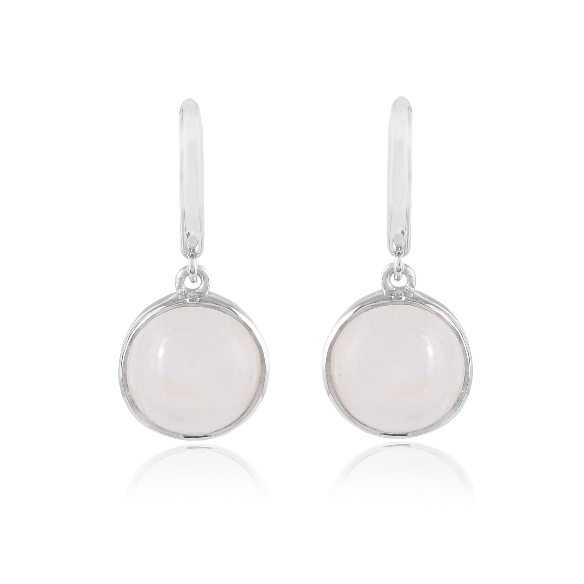 Boucle d'oreilles en argent et pierre de lune Celina