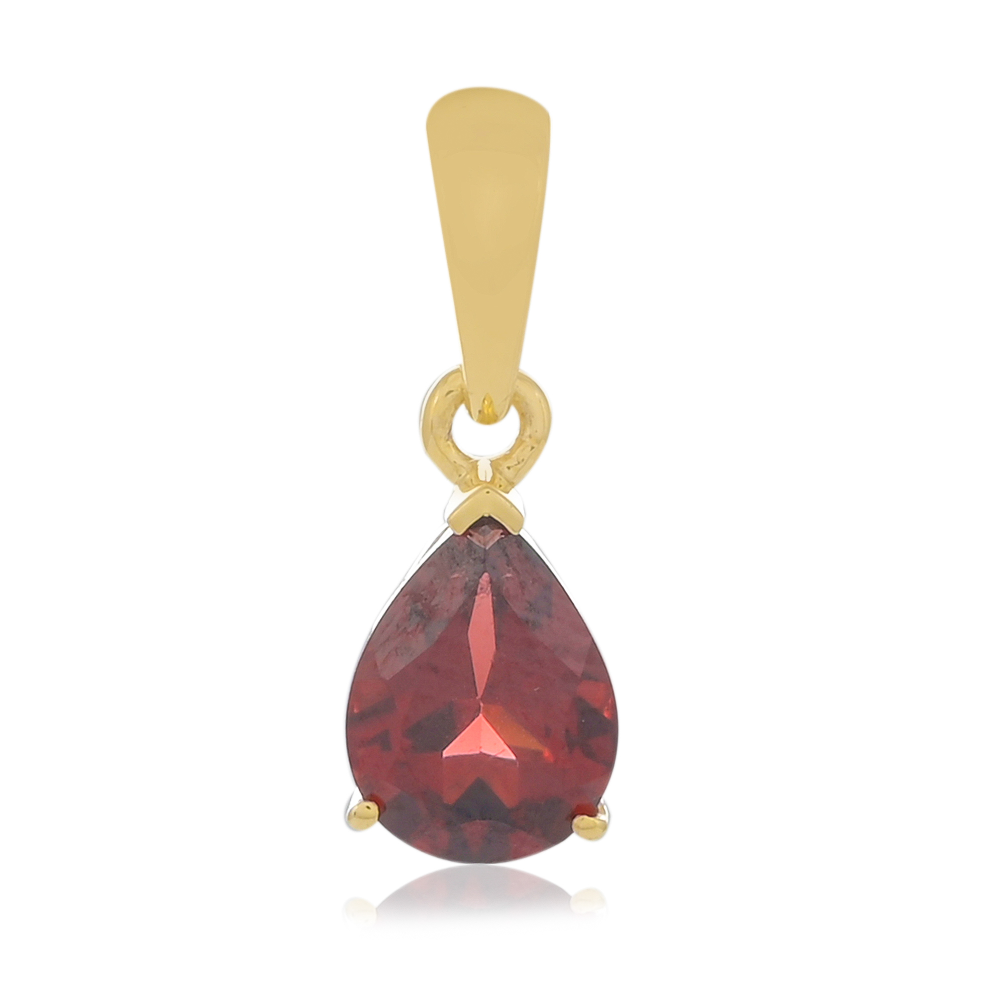 Pendentif en or 9 carats, Grenat BeauReal