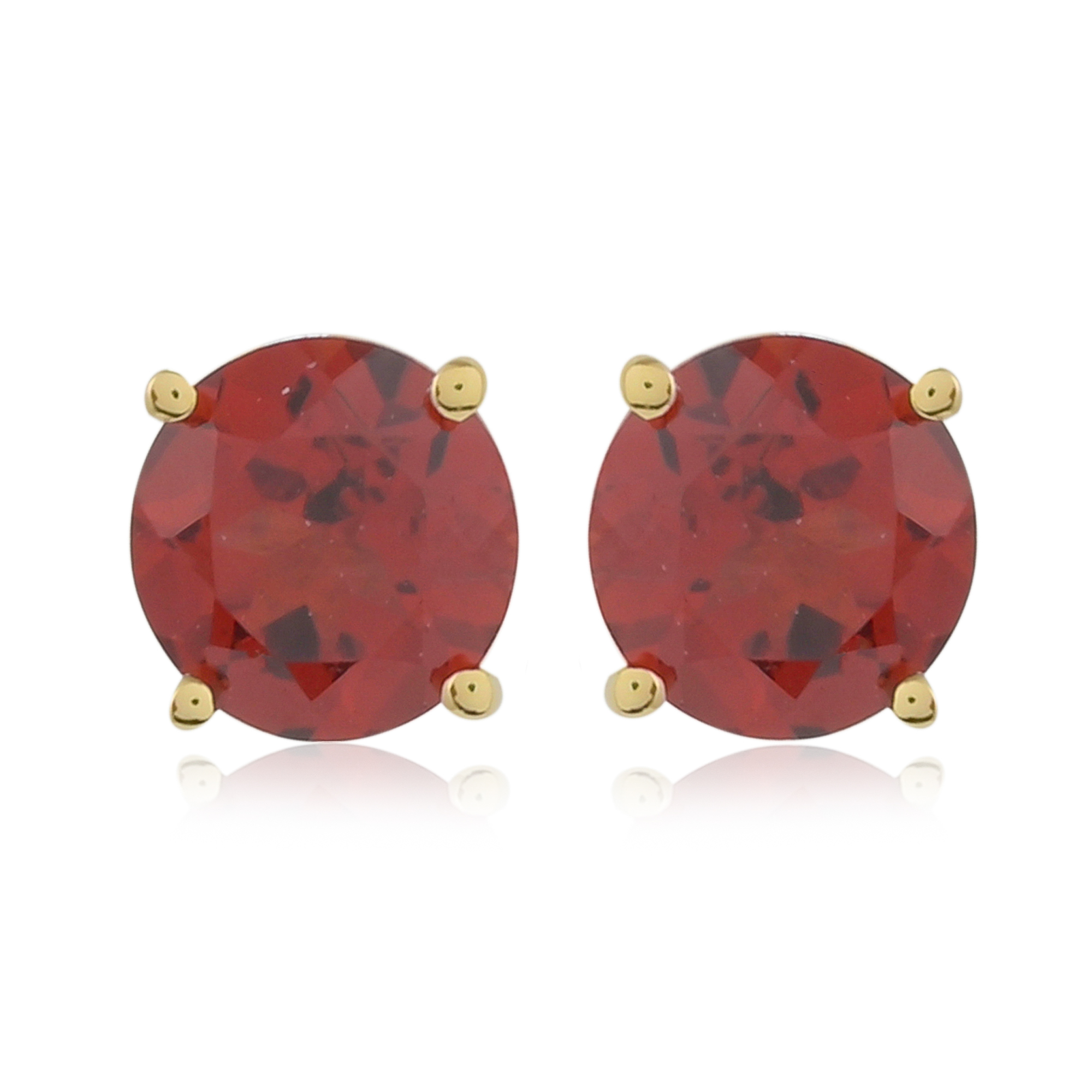 Boucles d'oreilles en or 9 carats, Grenat BeauReal